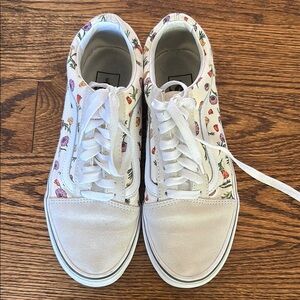 Vans old Skool Poppy floral cream sneakers